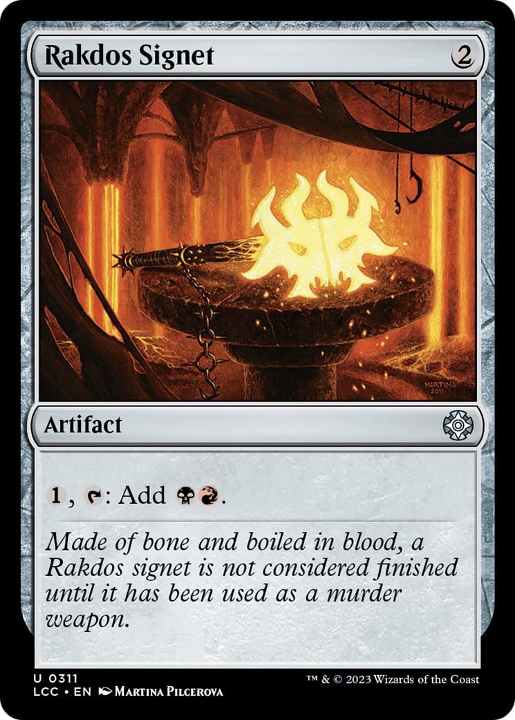 Rakdos Signet [The Lost Caverns of Ixalan Commander] | I Want That Stuff Brandon