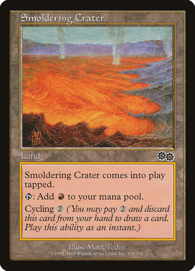 Smoldering Crater [Urza's Saga] | I Want That Stuff Brandon