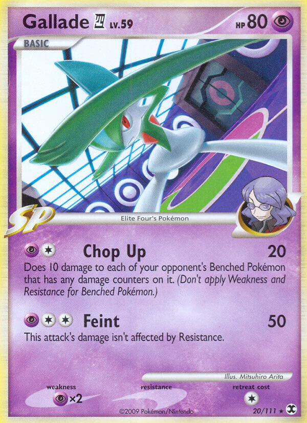 Gallade (20/111) (Theme Deck Exclusive) [Platinum: Rising Rivals] | I Want That Stuff Brandon