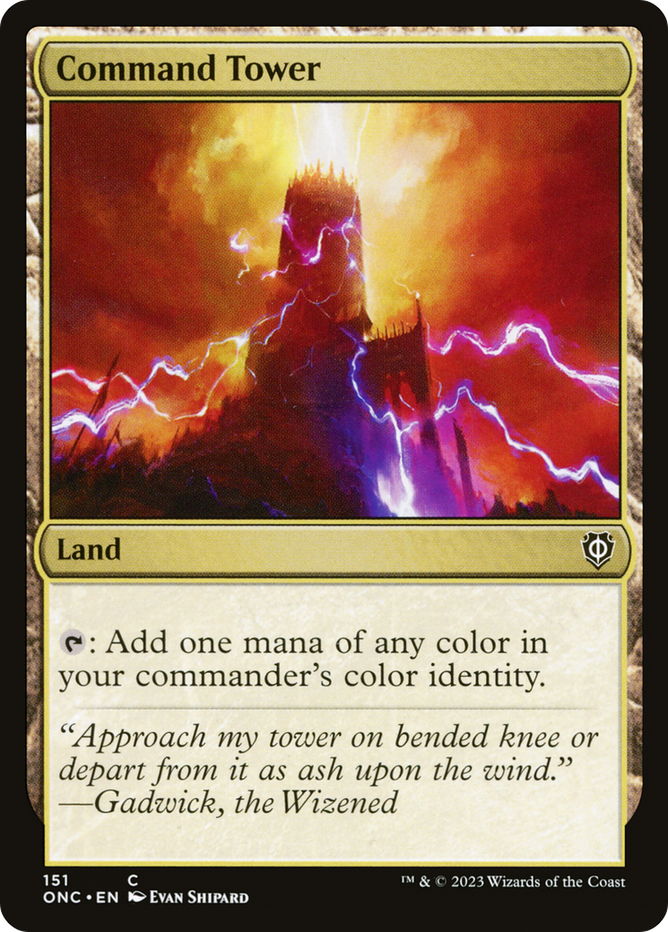 Command Tower [Phyrexia: All Will Be One Commander] | I Want That Stuff Brandon