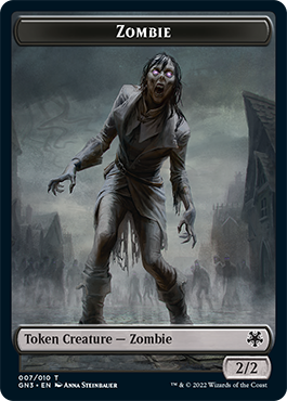 Zombie // Angel Double-Sided Token [Game Night: Free-for-All Tokens] | I Want That Stuff Brandon