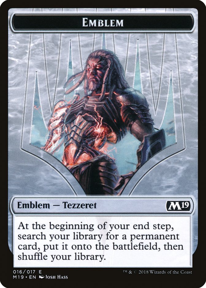 Tezzeret, Artifice Master Emblem [Core Set 2019 Tokens] | I Want That Stuff Brandon