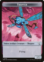 Warrior // Thopter Double-Sided Token [March of the Machine Tokens] | I Want That Stuff Brandon