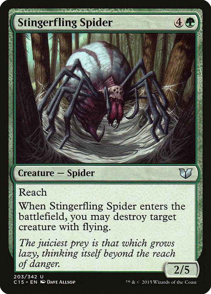 Stingerfling Spider [Commander 2015] | I Want That Stuff Brandon