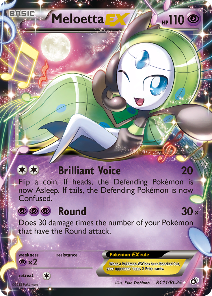 Meloetta EX (RC11/RC25) [Black & White: Legendary Treasures] | I Want That Stuff Brandon