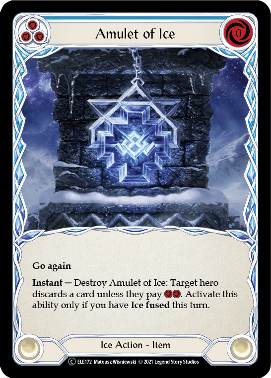 Amulet of Ice [U-ELE172] Unlimited Normal | I Want That Stuff Brandon