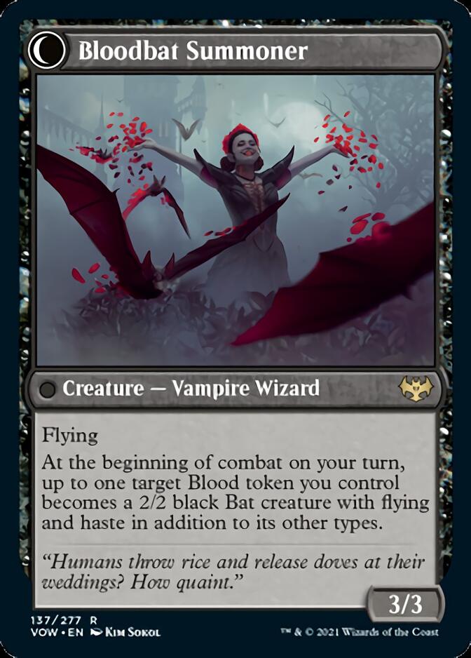 Voldaren Bloodcaster // Bloodbat Summoner [Innistrad: Crimson Vow] | I Want That Stuff Brandon