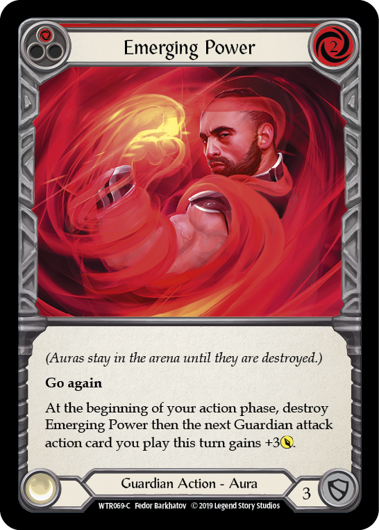 Emerging Power (Red) [WTR069-C] Alpha Print Normal | I Want That Stuff Brandon