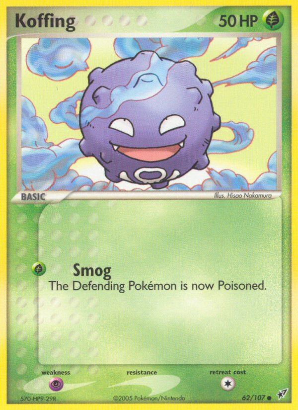 Koffing (62/107) [EX: Deoxys] | I Want That Stuff Brandon