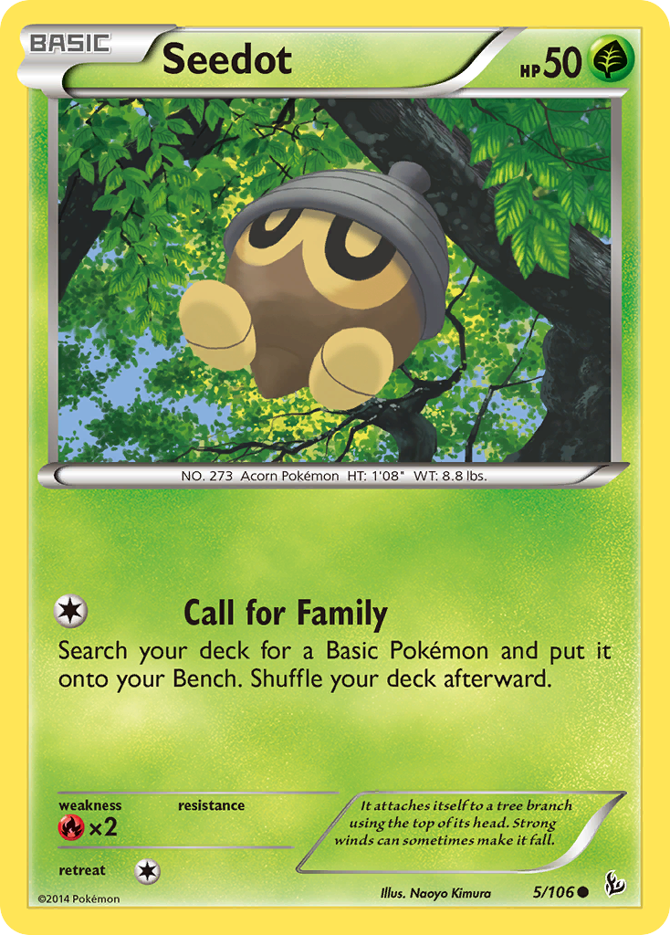 Seedot (5/106) [XY: Flashfire] | I Want That Stuff Brandon