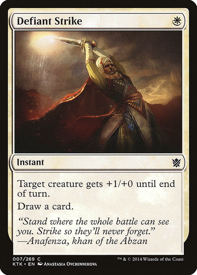 Defiant Strike [Khans of Tarkir] | I Want That Stuff Brandon