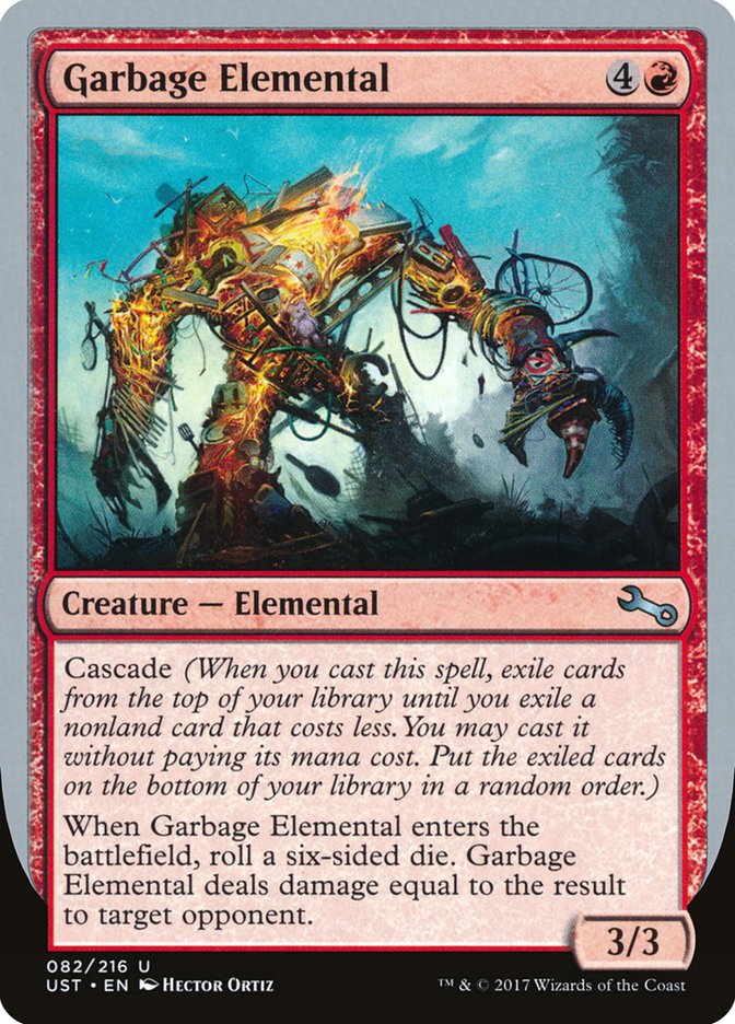 Garbage Elemental (3/3 Creature) [Unstable] | I Want That Stuff Brandon