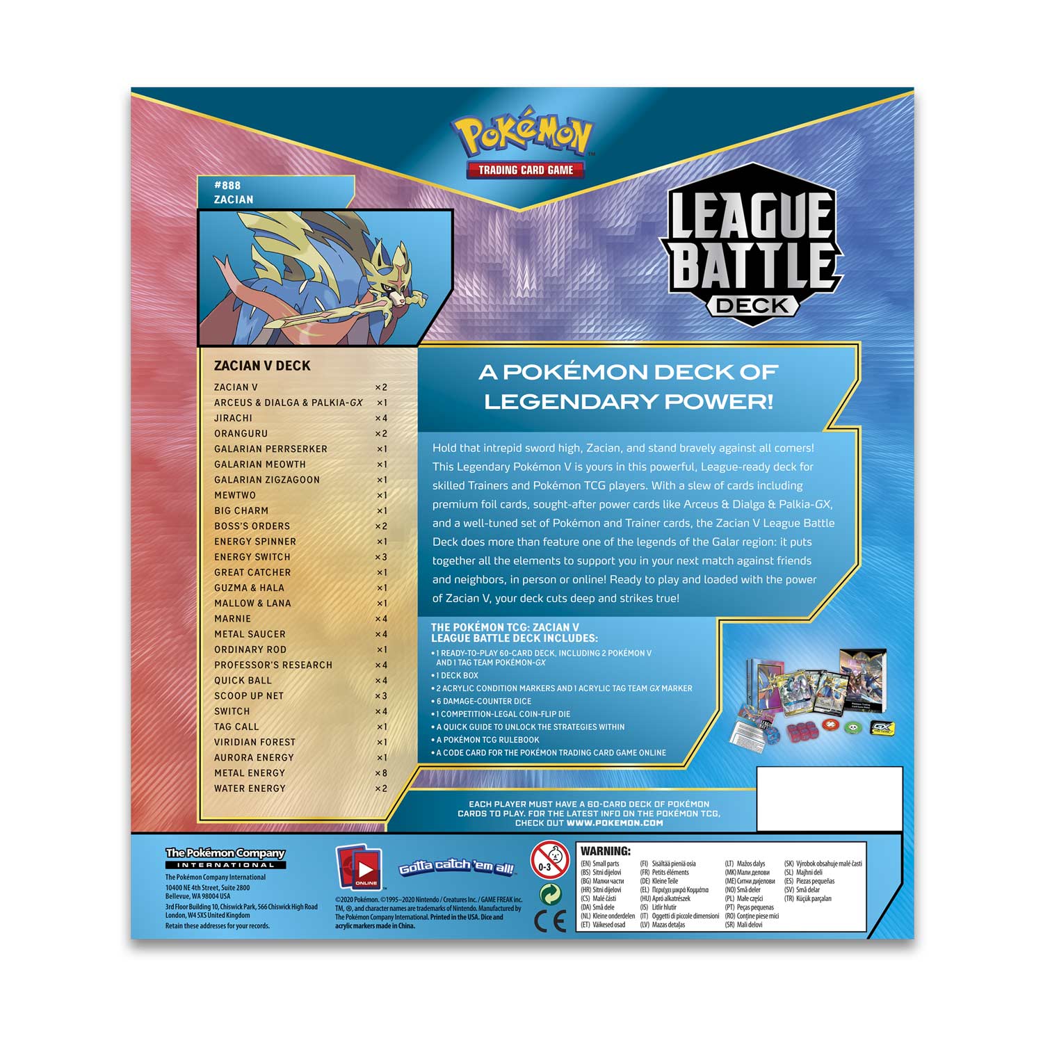 Sword & Shield - League Battle Deck (Zacian V) | I Want That Stuff Brandon