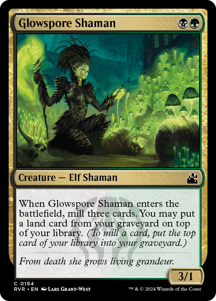 Glowspore Shaman [Ravnica Remastered] | I Want That Stuff Brandon