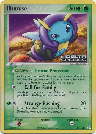 Illumise (45/113) (Stamped) [EX: Delta Species] | I Want That Stuff Brandon