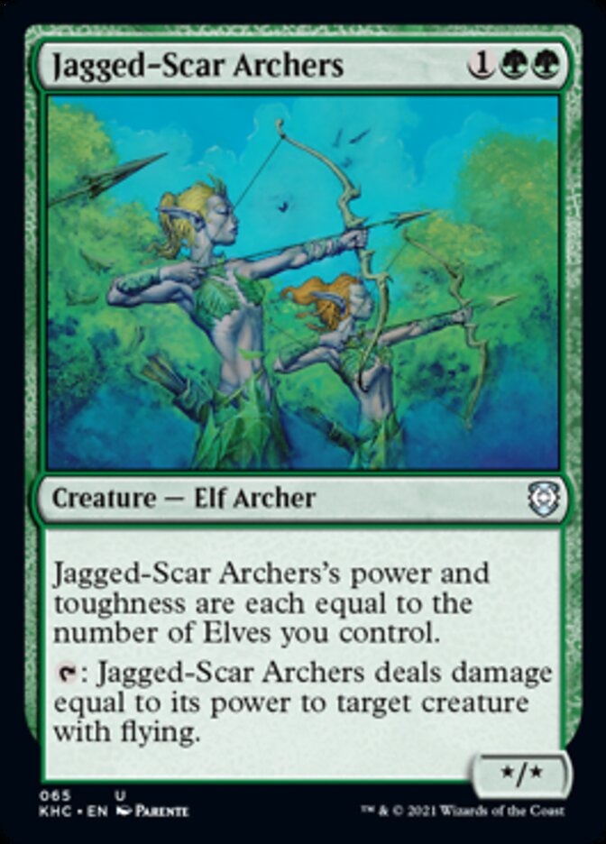 Jagged-Scar Archers [Kaldheim Commander] | I Want That Stuff Brandon