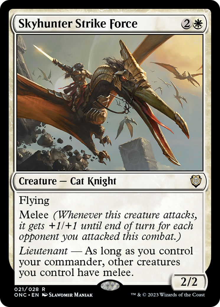 Skyhunter Strike Force [Phyrexia: All Will Be One Commander] | I Want That Stuff Brandon