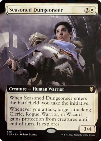Seasoned Dungeoneer (Extended Art) [Commander Legends: Battle for Baldur's Gate] | I Want That Stuff Brandon