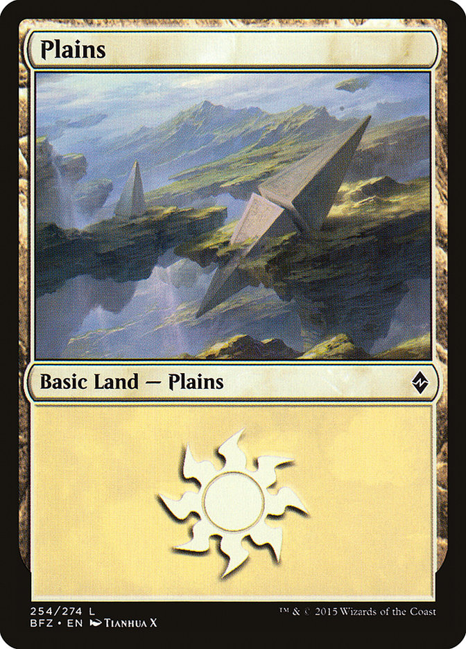 Plains (254a) [Battle for Zendikar] | I Want That Stuff Brandon