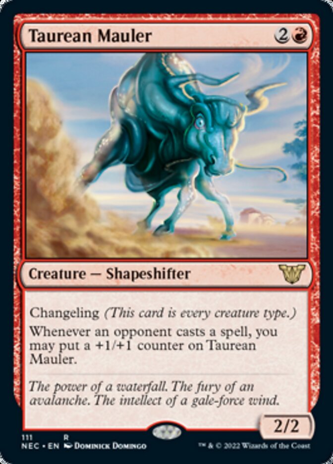 Taurean Mauler [Kamigawa: Neon Dynasty Commander] | I Want That Stuff Brandon