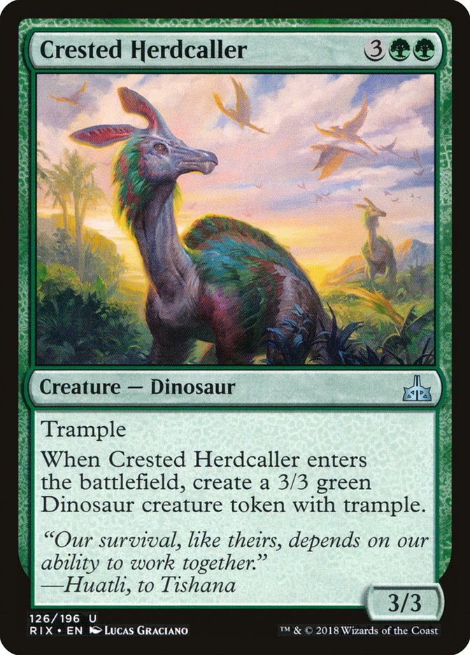 Crested Herdcaller [Rivals of Ixalan] | I Want That Stuff Brandon