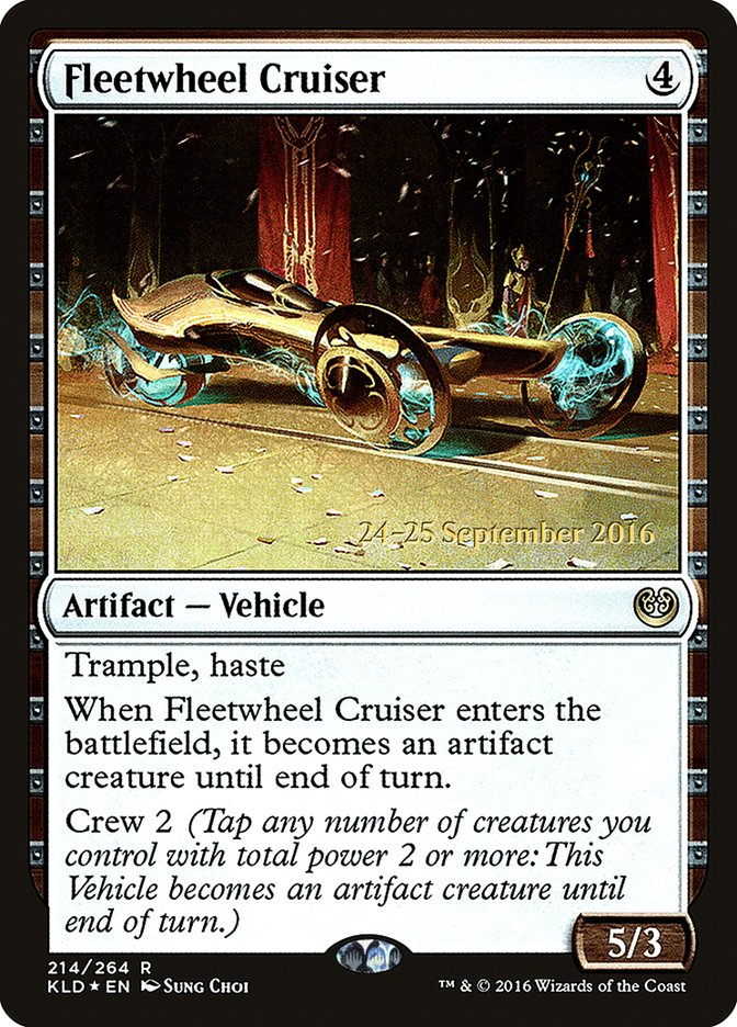 Fleetwheel Cruiser [Kaladesh Prerelease Promos] | I Want That Stuff Brandon