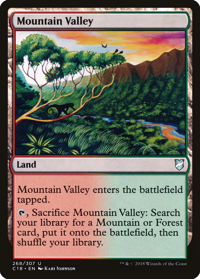 Mountain Valley [Commander 2018] | I Want That Stuff Brandon