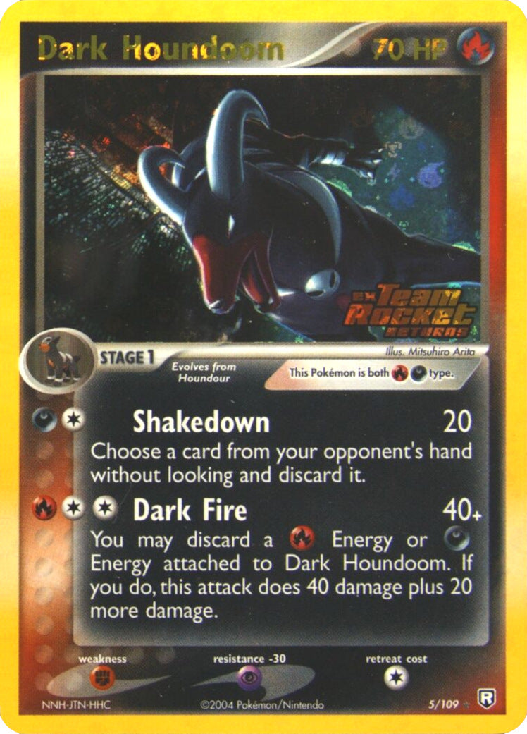 Dark Houndoom (5/109) (Stamped) [EX: Team Rocket Returns] | I Want That Stuff Brandon