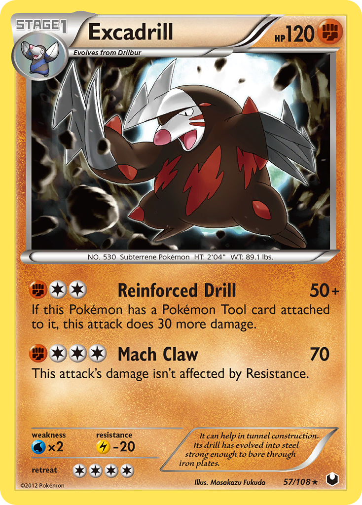 Excadrill (57/108) [Black & White: Dark Explorers] | I Want That Stuff Brandon