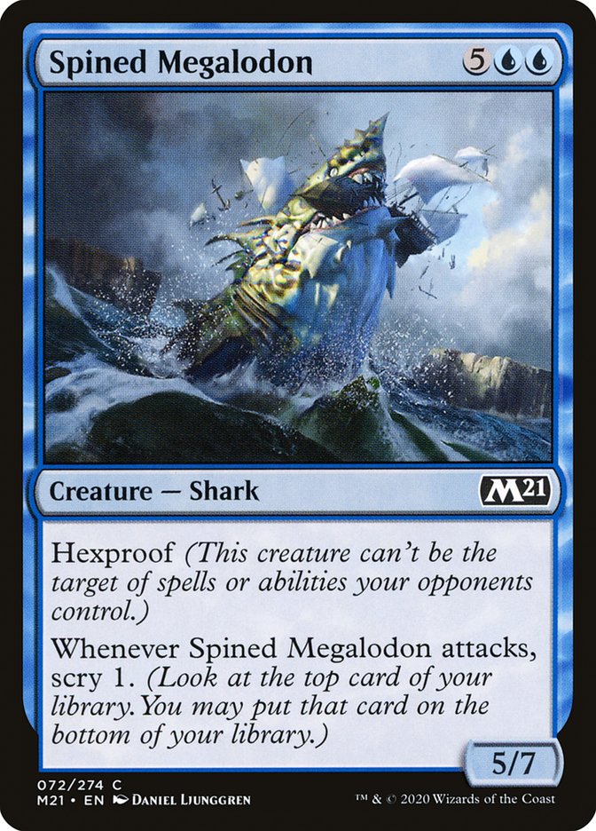 Spined Megalodon [Core Set 2021] | I Want That Stuff Brandon