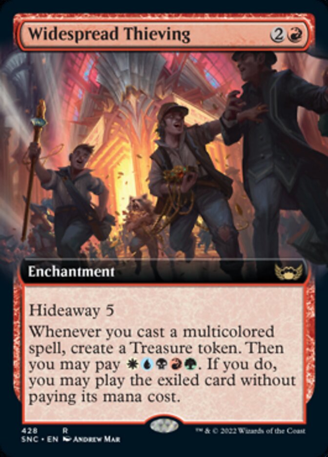 Widespread Thieving (Extended Art) [Streets of New Capenna] | I Want That Stuff Brandon