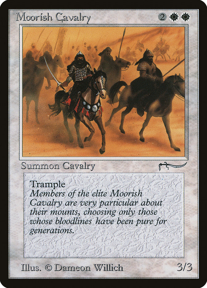 Moorish Cavalry (Dark Mana Cost) [Arabian Nights] | I Want That Stuff Brandon