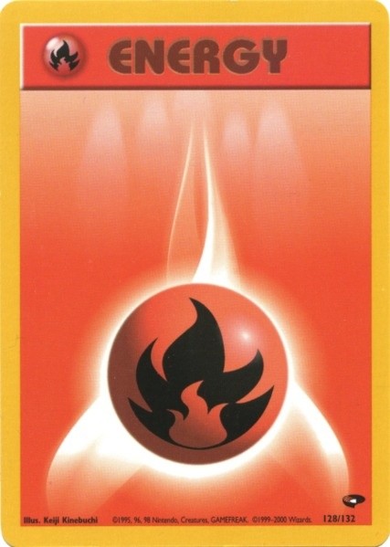 Fire Energy (128/132) [Gym Challenge Unlimited] | I Want That Stuff Brandon