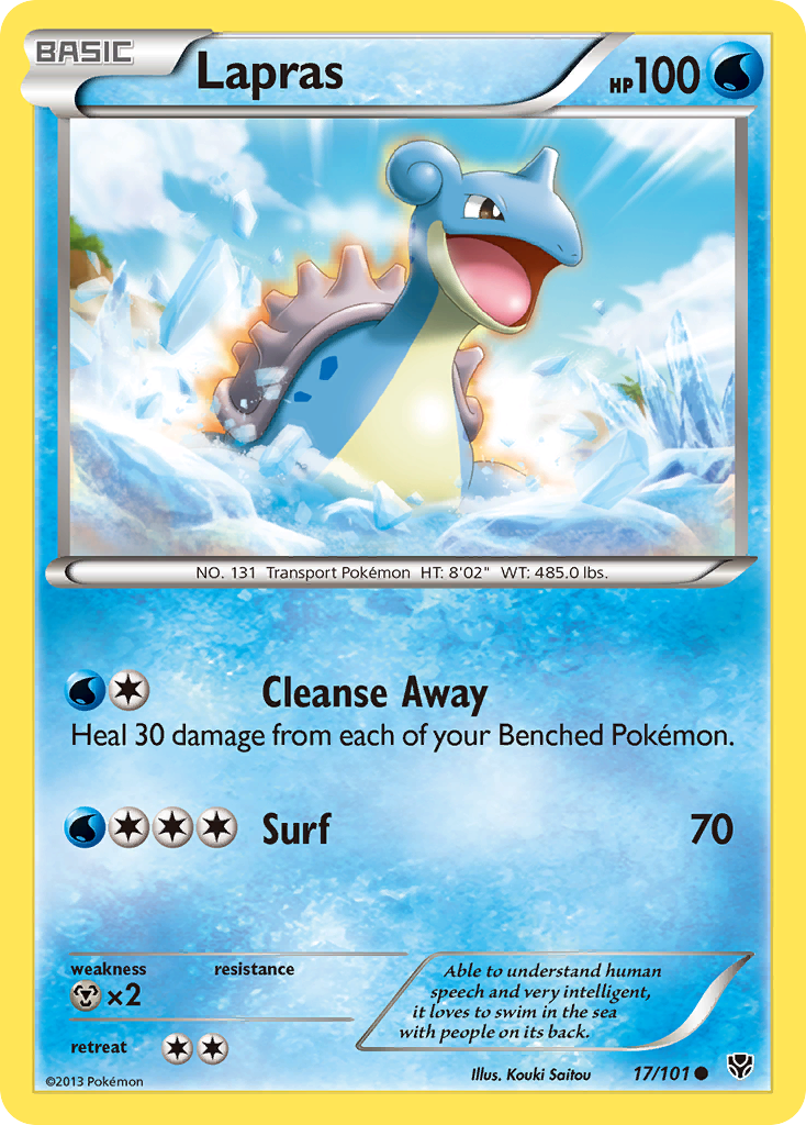 Lapras (17/101) [Black & White: Plasma Blast] | I Want That Stuff Brandon