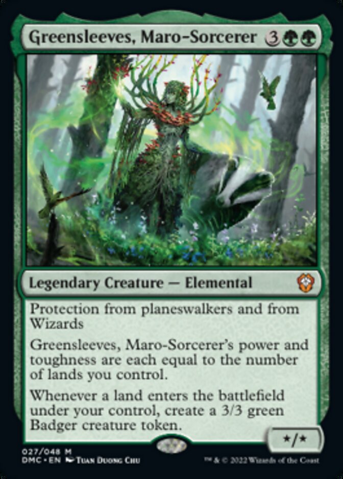 Greensleeves, Maro-Sorcerer [Dominaria United Commander] | I Want That Stuff Brandon