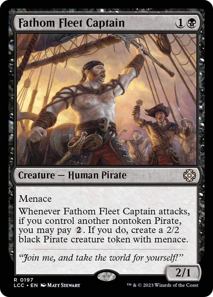 Fathom Fleet Captain [The Lost Caverns of Ixalan Commander] | I Want That Stuff Brandon