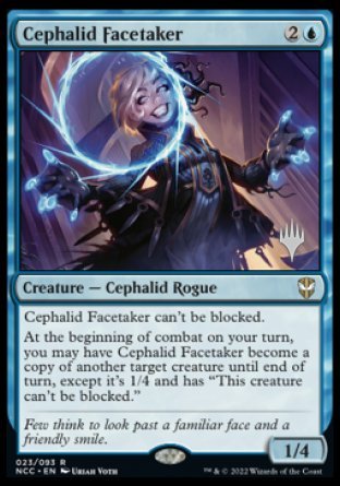 Cephalid Facetaker (Promo Pack) [Streets of New Capenna Commander Promos] | I Want That Stuff Brandon