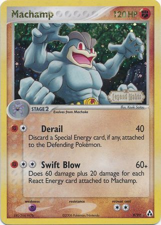 Machamp (9/92) (Stamped) [EX: Legend Maker] | I Want That Stuff Brandon