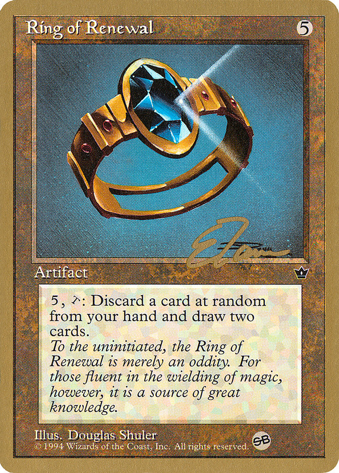 Ring of Renewal (Eric Tam) (SB) [Pro Tour Collector Set] | I Want That Stuff Brandon