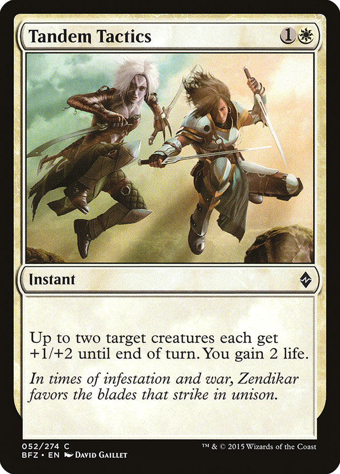 Tandem Tactics [Battle for Zendikar] | I Want That Stuff Brandon