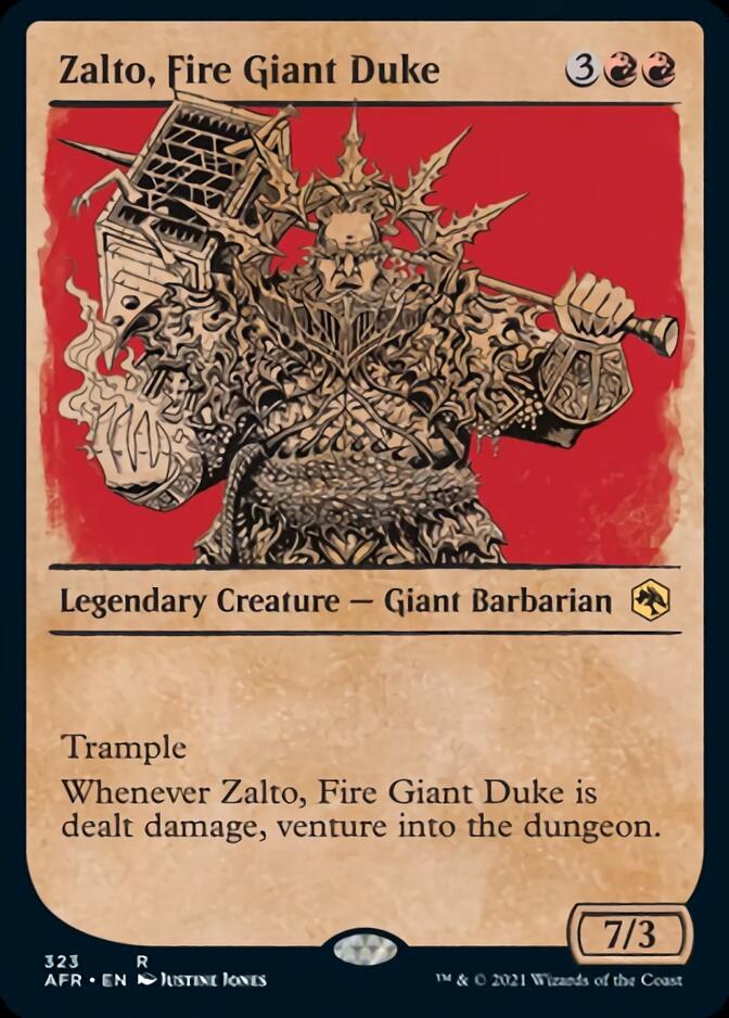 Zalto, Fire Giant Duke (Showcase) [Dungeons & Dragons: Adventures in the Forgotten Realms] | I Want That Stuff Brandon