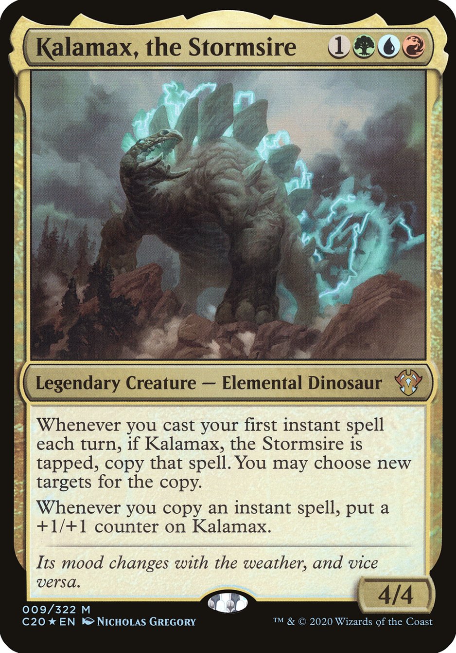 Kalamax, the Stormsire (Oversized) [Commander 2020 Oversized] | I Want That Stuff Brandon