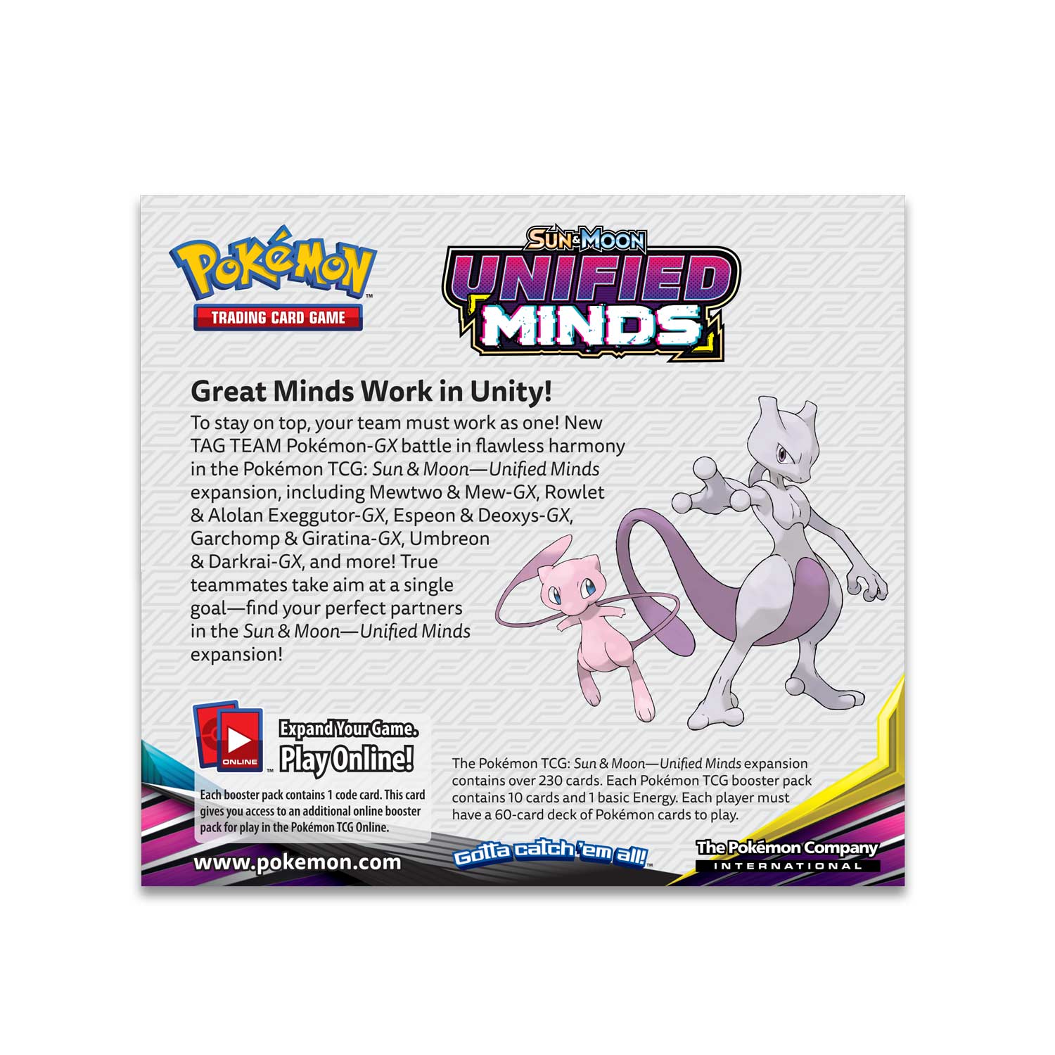 Sun & Moon: Unified Minds - Booster Box | I Want That Stuff Brandon