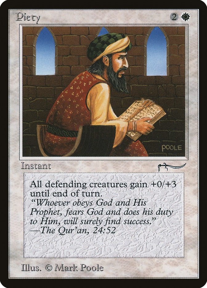 Piety (Dark Mana Cost) [Arabian Nights] | I Want That Stuff Brandon