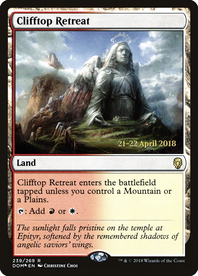 Clifftop Retreat [Dominaria Prerelease Promos] | I Want That Stuff Brandon