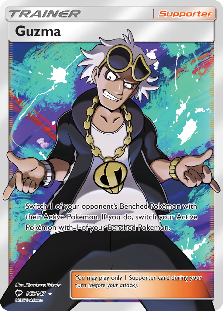 Guzma (143/147) [Sun & Moon: Burning Shadows] | I Want That Stuff Brandon