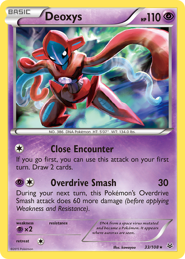 Deoxys (33/108) [XY: Roaring Skies] | I Want That Stuff Brandon