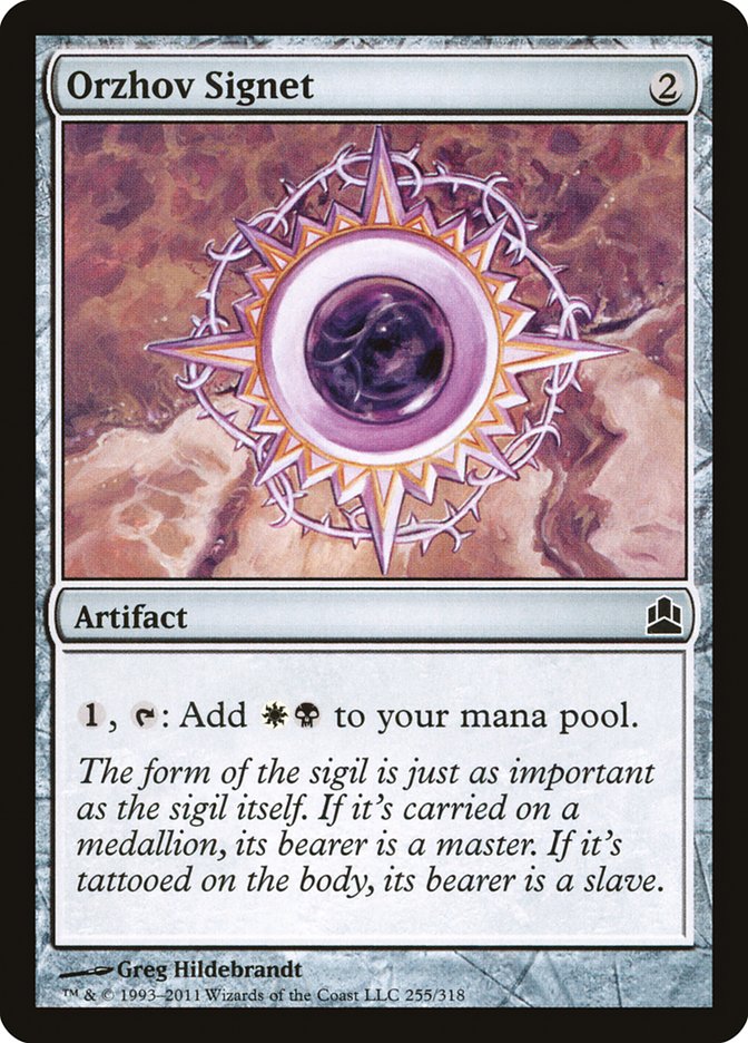 Orzhov Signet [Commander 2011] | I Want That Stuff Brandon