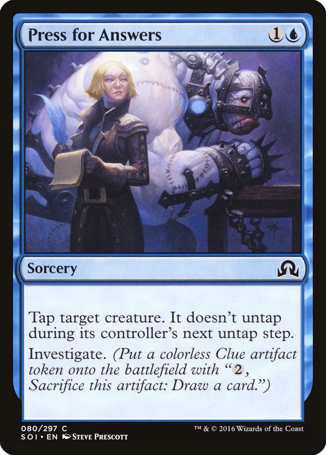 Press for Answers [Shadows over Innistrad] | I Want That Stuff Brandon