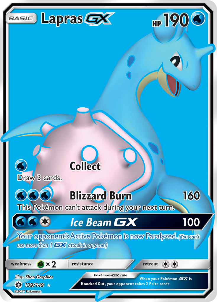 Lapras GX (139/149) [Sun & Moon: Base Set] | I Want That Stuff Brandon